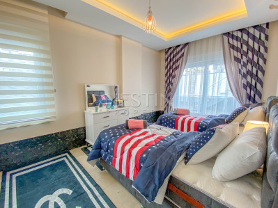 Квартира садовый дуплекс 3+1 в районе Кестель в 150 м от моря фото 22