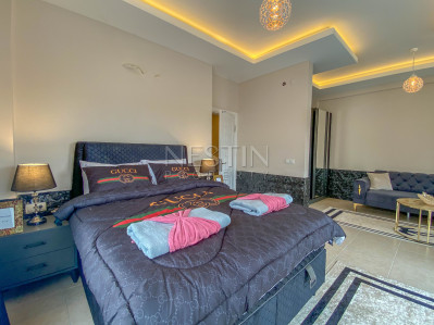 Квартира садовый дуплекс 3+1 в районе Кестель в 150 м от моря фото 24