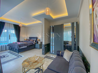 Квартира садовый дуплекс 3+1 в районе Кестель в 150 м от моря фото 29