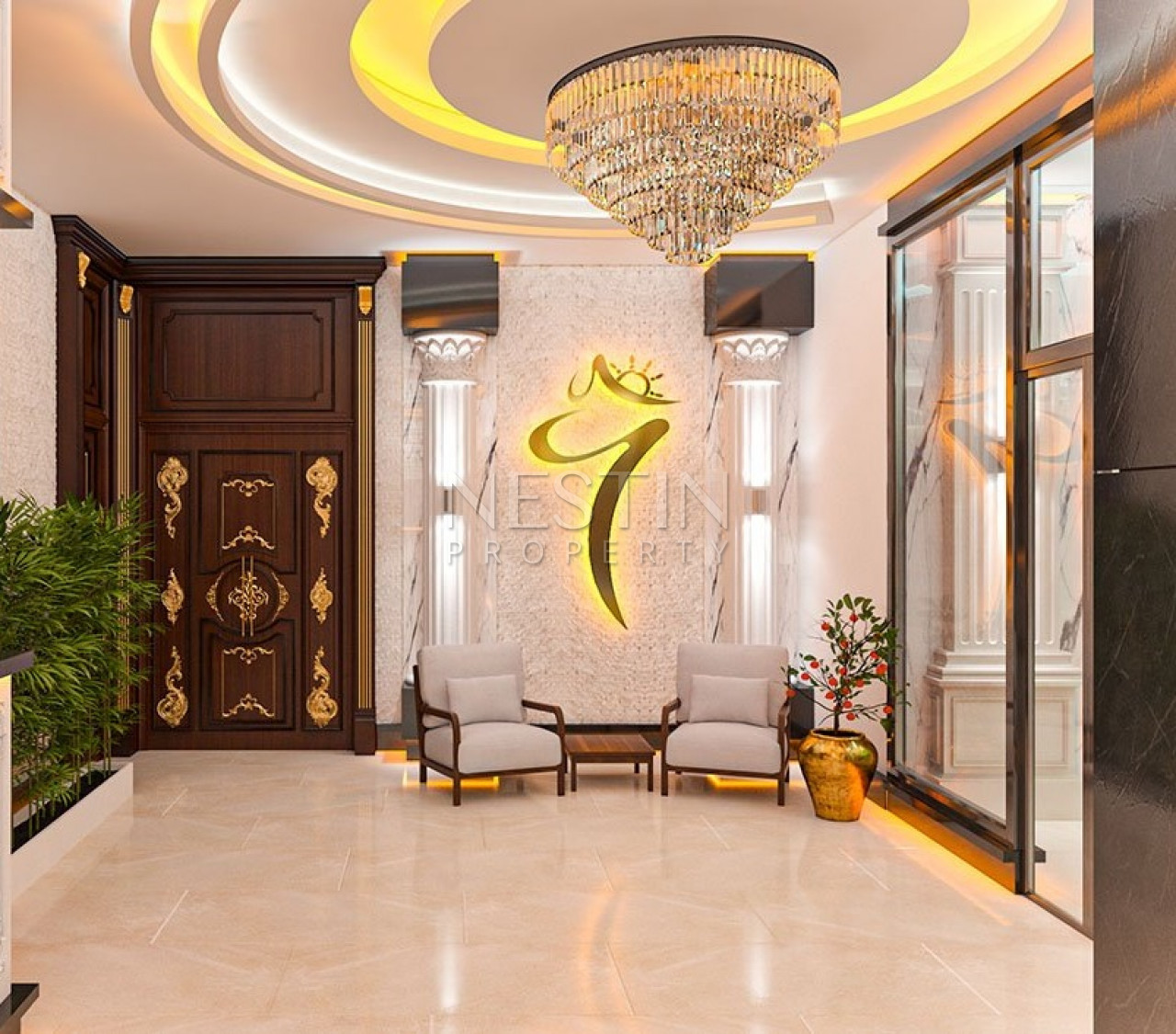 Квартира пентхаус 3+1 в комплексе отельного типа района Махмутлар фото 21