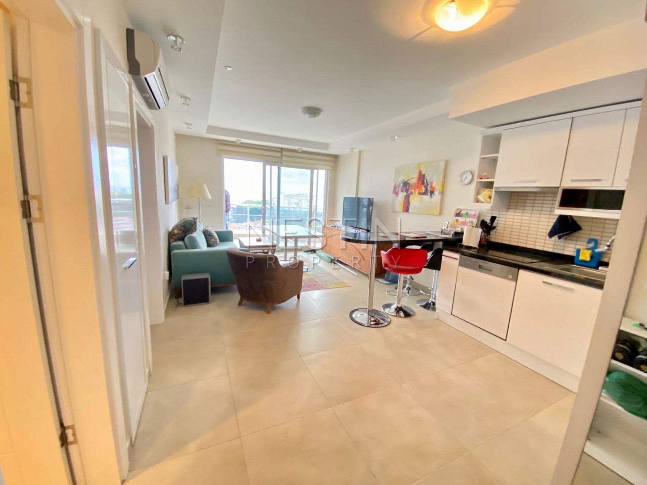 Просторная квартира 1+1 в хорошем комплексе района Джикджилли фото 16