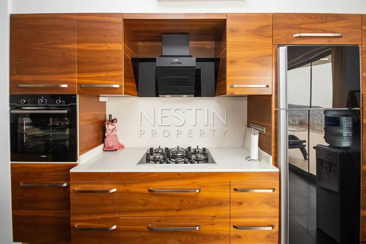 Вилла 3+1 в городе Аланья в районе Тепе с шикарным видом фото 13