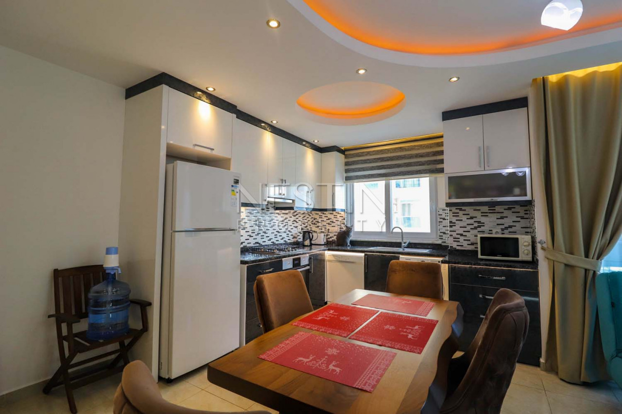 Просторная квартира 1+1 в хорошем комплексе района Махмутлар фото 24