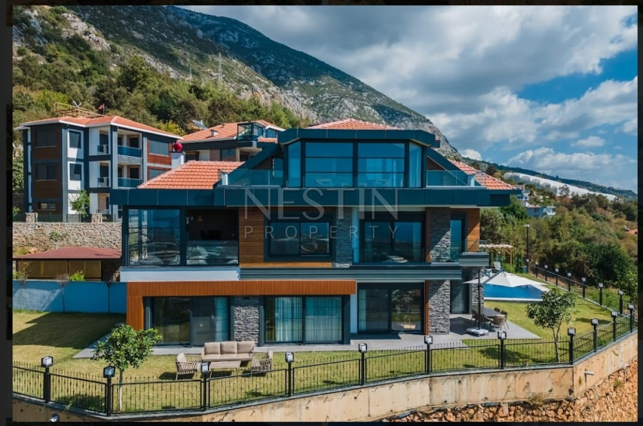 Шикарная, дизайнерская вилла 4+2 в районе Кестель фото 2