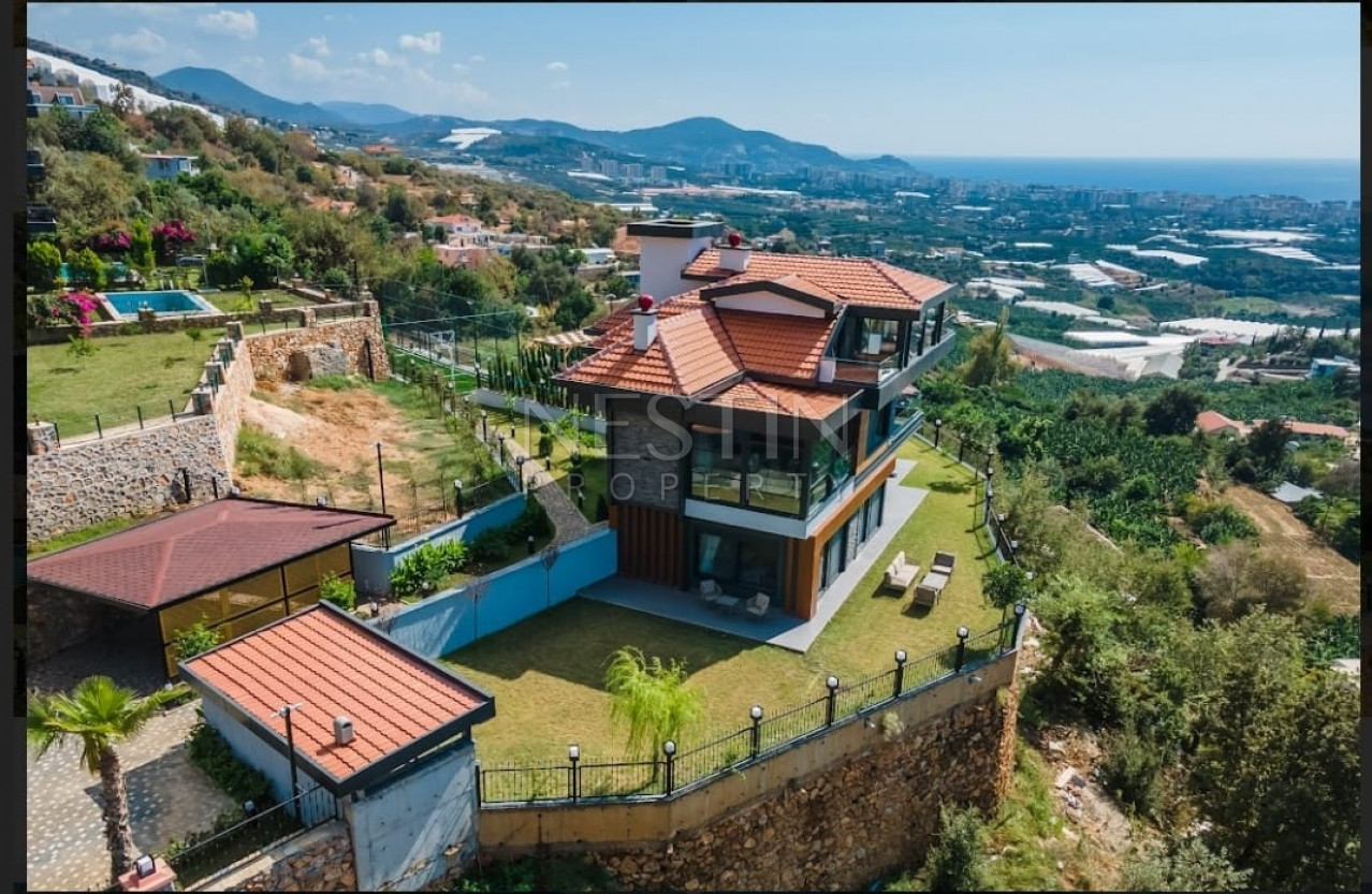 Шикарная, дизайнерская вилла 4+2 в районе Кестель фото 3