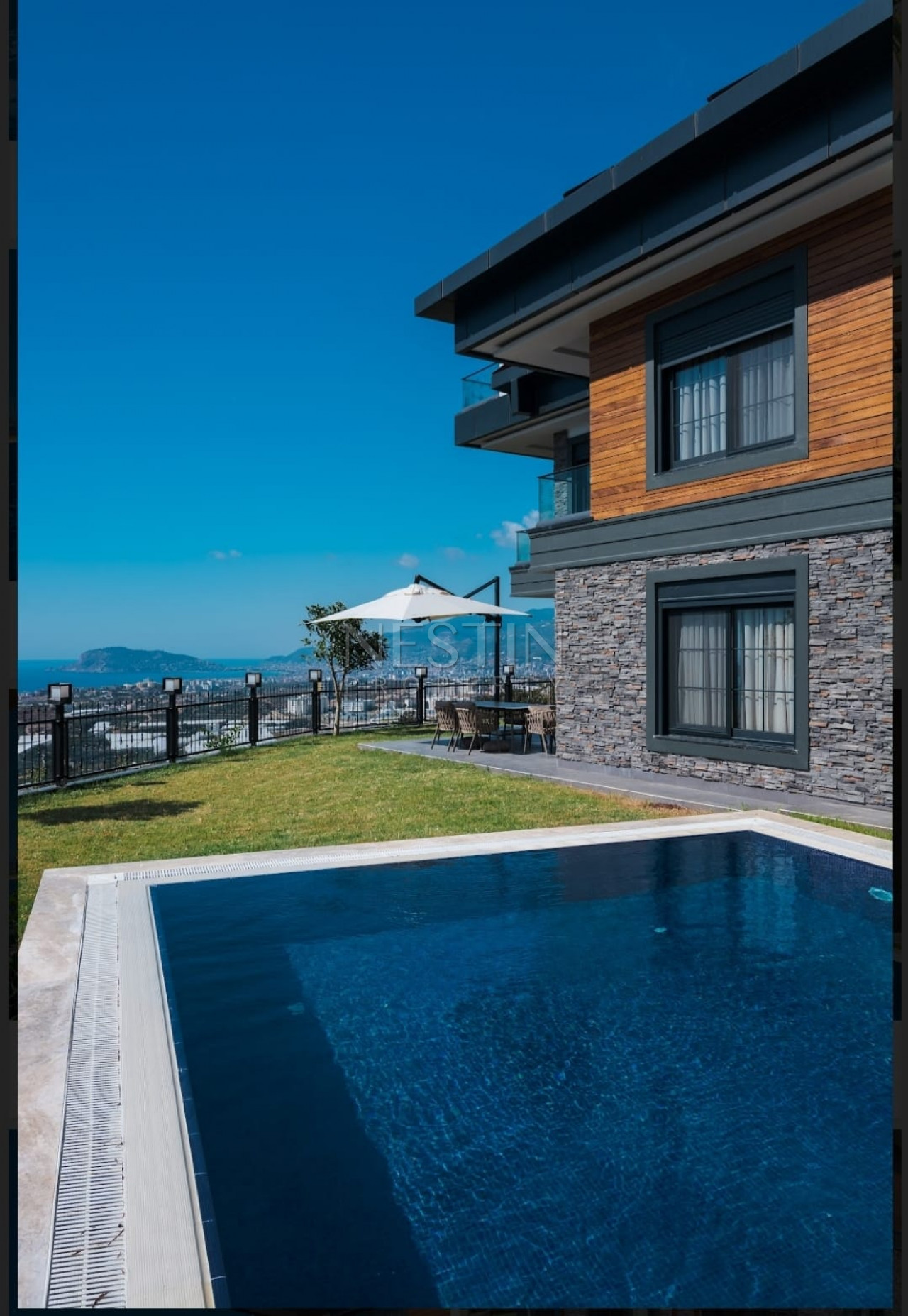 Шикарная, дизайнерская вилла 4+2 в районе Кестель фото 19