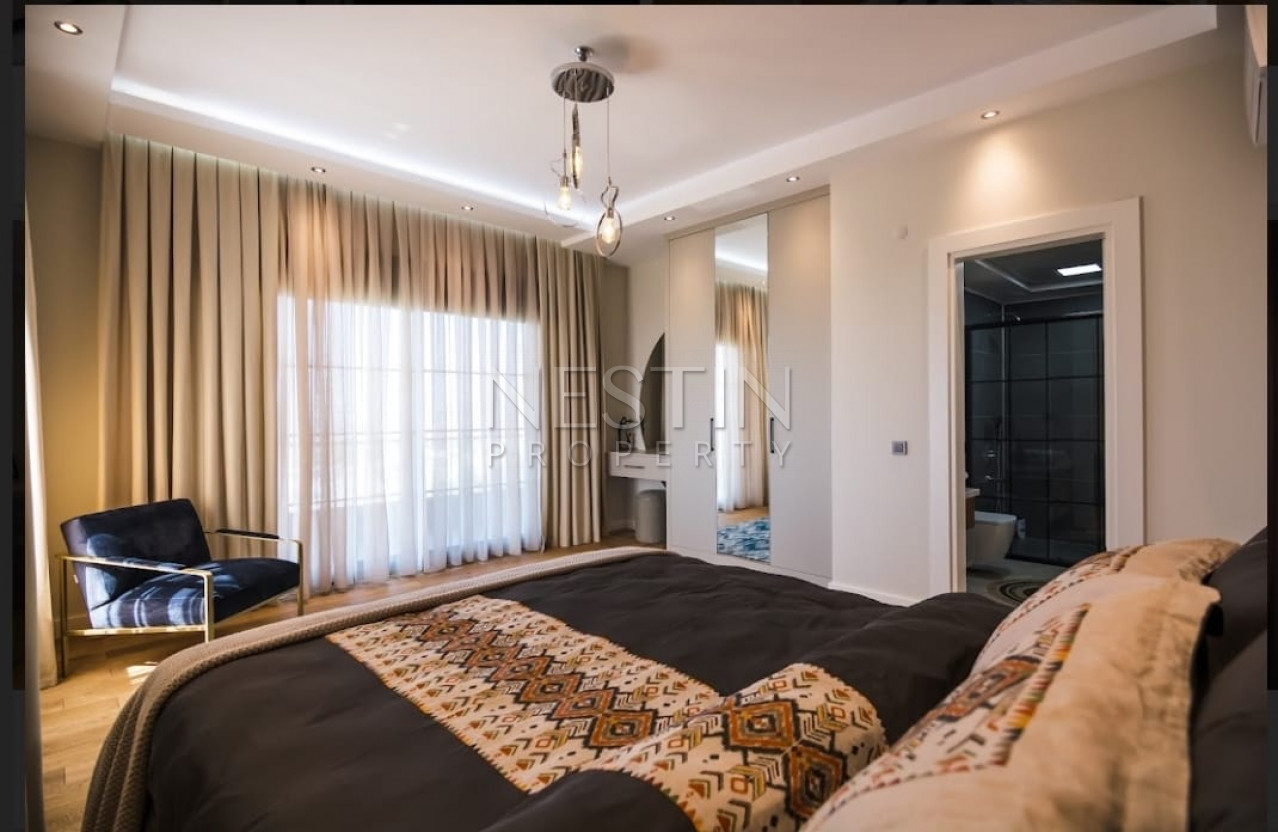 Шикарная, дизайнерская вилла 4+2 в районе Кестель фото 31