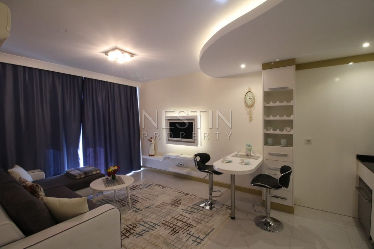 1+1 квартира в центре Алании, со всей инфраструктурой фото 13