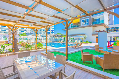 Квартира 1+1 в хорошем комплексе района Махмутлар фото 7