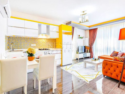 Квартира 1+1 в хорошем комплексе района Махмутлар фото 19