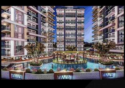 Новый инвестиционный проект в Махмутларе на начальном этапе строительства фото 1