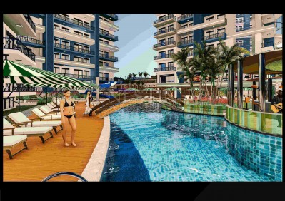 Новый инвестиционный проект в Махмутларе на начальном этапе строительства фото 11