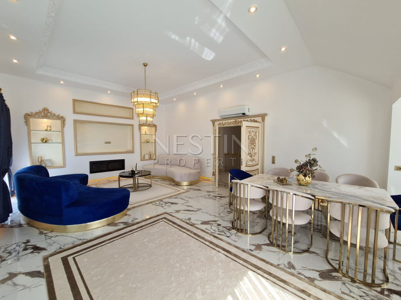 Шикарный пентхаус 5+1 в районе Махмутлар с видом на море и горы фото 27