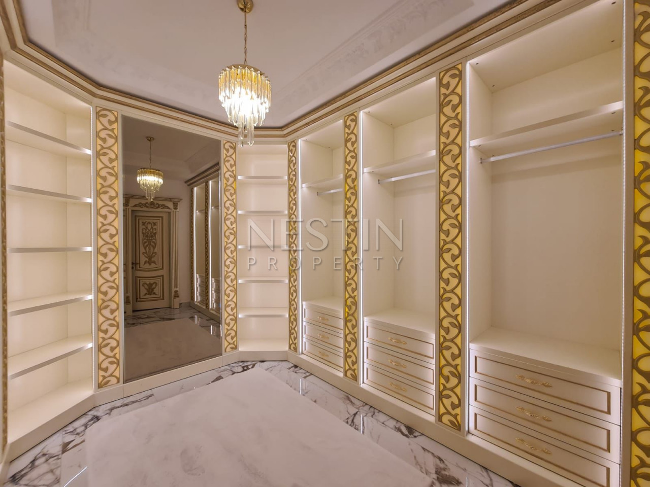 Шикарный пентхаус 5+1 в районе Махмутлар с видом на море и горы фото 41