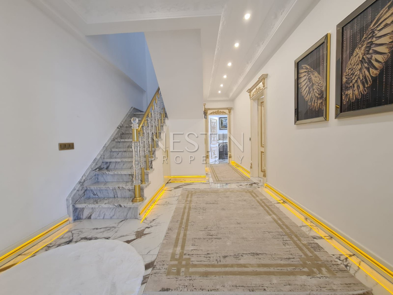 Шикарный пентхаус 5+1 в районе Махмутлар с видом на море и горы фото 42