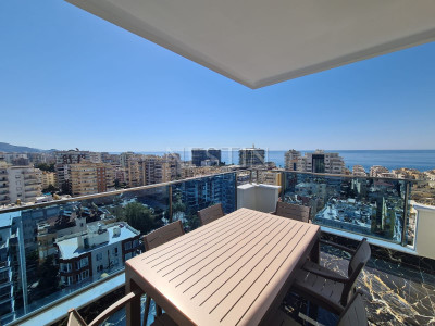 Шикарный пентхаус 5+1 в районе Махмутлар с видом на море и горы фото 44