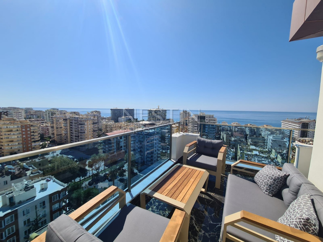 Шикарный пентхаус 5+1 в районе Махмутлар с видом на море и горы фото 45