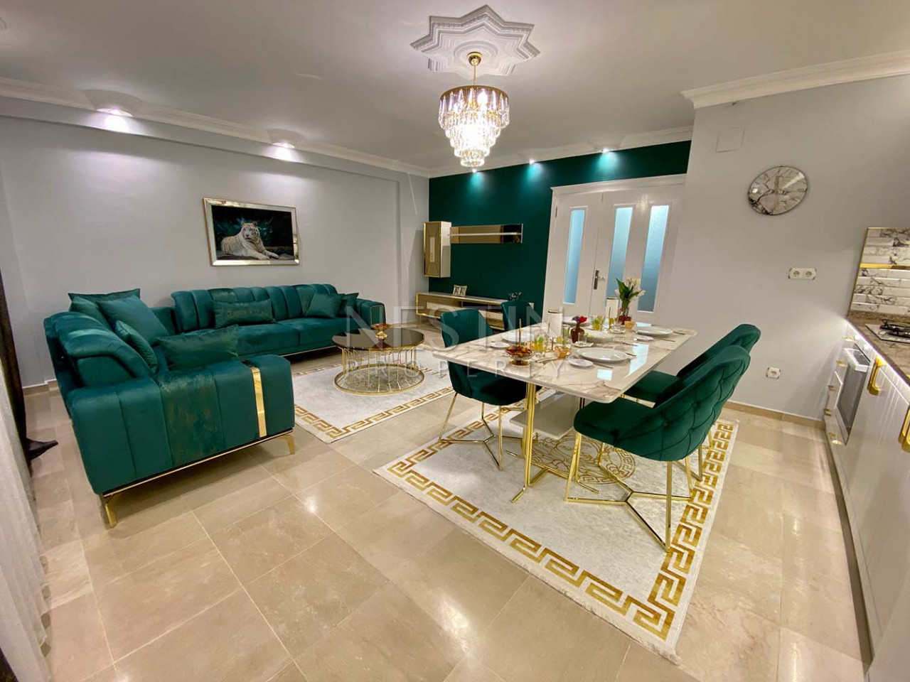 Квартира 2+1 в районе Махмутлар с видом на горы фото 21