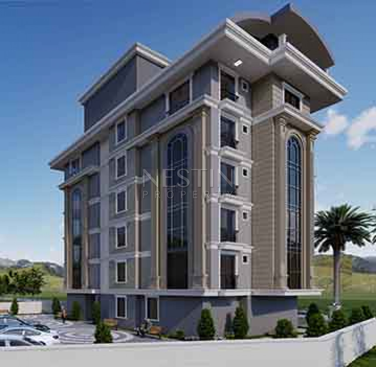 Квартиры разной планировки в комплексе на этапе строительства в Джикджилли фото 4