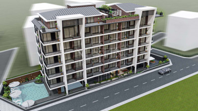 Новый жилой комплекс на этапе строительства в центре города Аланья фото 11