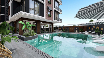 Новый жилой комплекс на этапе строительства в центре города Аланья фото 27