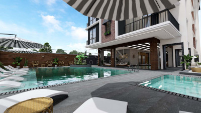 Новый жилой комплекс на этапе строительства в центре города Аланья фото 28