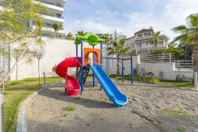 Уютный садовый дуплекс 3+1 в комплексе района Каргыджак фото 9