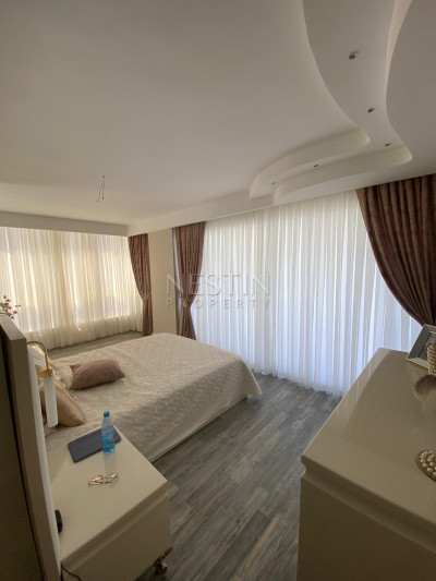 Уютный садовый дуплекс 3+1 в комплексе района Каргыджак фото 17