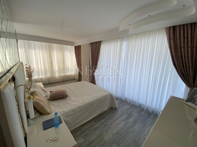 Уютный садовый дуплекс 3+1 в комплексе района Каргыджак фото 37