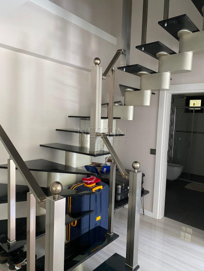 Уютный садовый дуплекс 3+1 в комплексе района Каргыджак фото 52