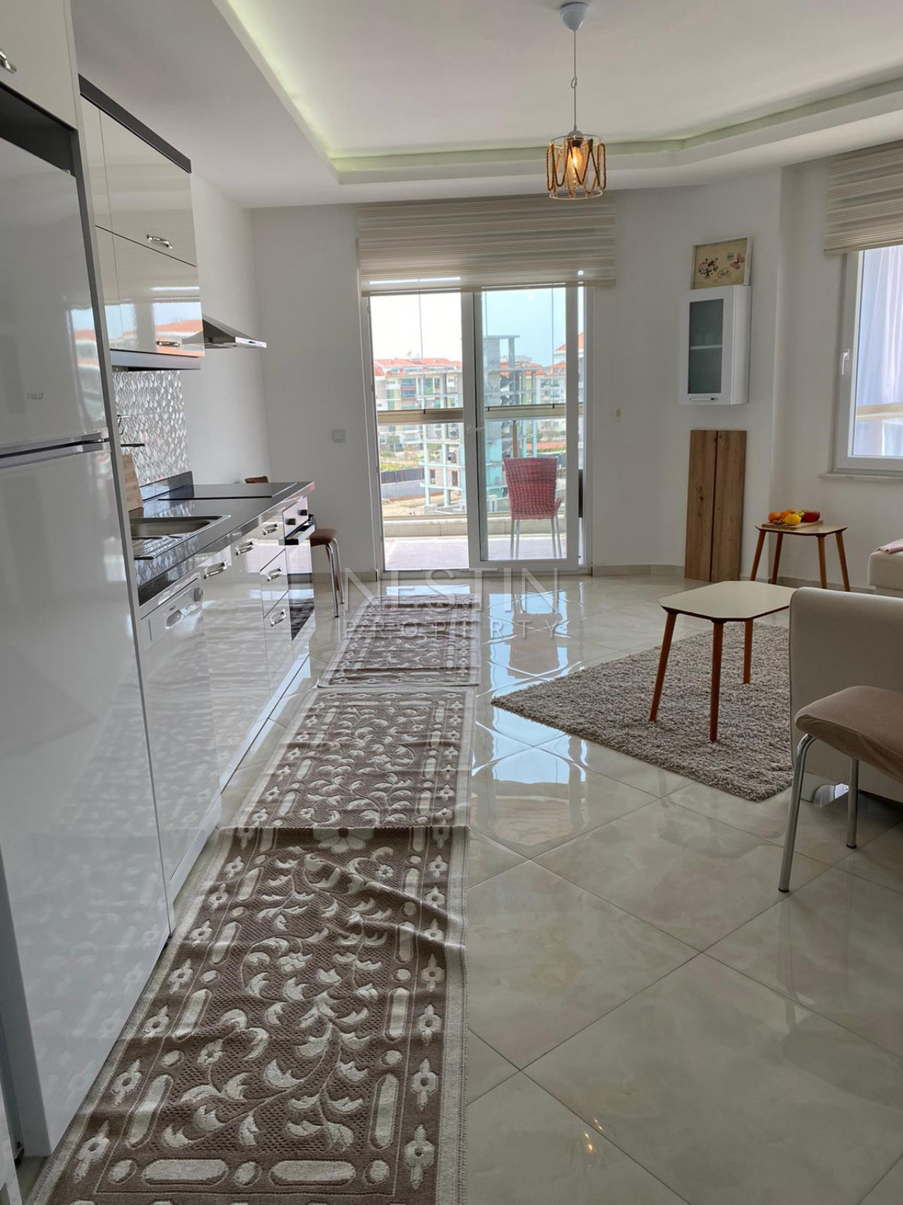 Квартира 1+1 в районе Кестель с видом на море фото 4