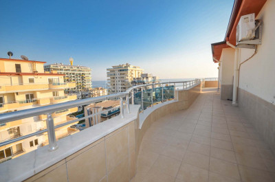 Квартира 4+1 в районе Махмутлар с видом на море и горы фото 26