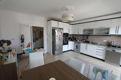 Квартира пентхаус 5+1 в городе Аланья с видом на море и крепость фото 10