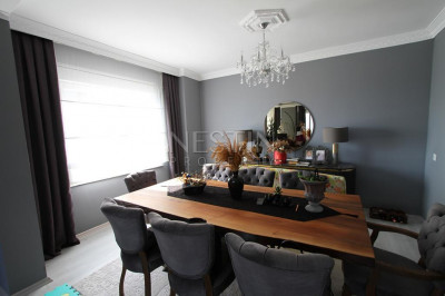 Квартира пентхаус 5+1 в городе Аланья с видом на море и крепость фото 12