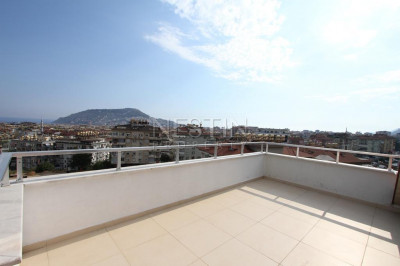 Квартира пентхаус 5+1 в городе Аланья с видом на море и крепость фото 30