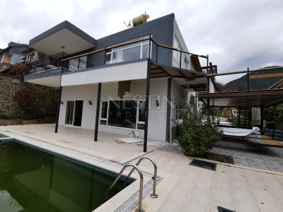 Просторная вилла 4+2 в городе Аланья, в районе Тепе фото 2