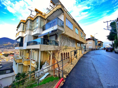 Квартира 3+1 в городе Аланья с красивым видом на горы фото 2