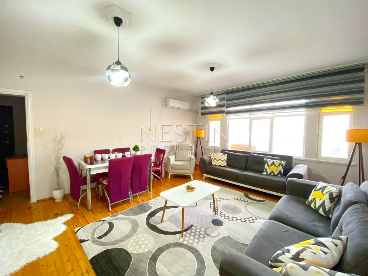 Квартира 3+1 в городе Аланья с красивым видом на горы фото 7