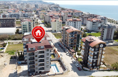 Садовый дуплекс 2+1 в Кестеле в 150 метрах от моря фото 18