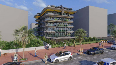 Проект нового жилого комплекса в районе Оба, на первой береговой линии фото 1