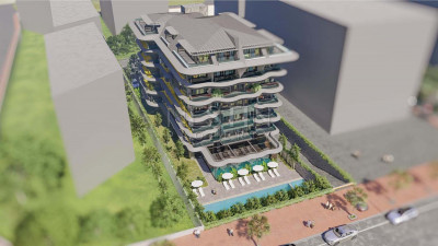 Проект нового жилого комплекса в районе Оба, на первой береговой линии фото 3