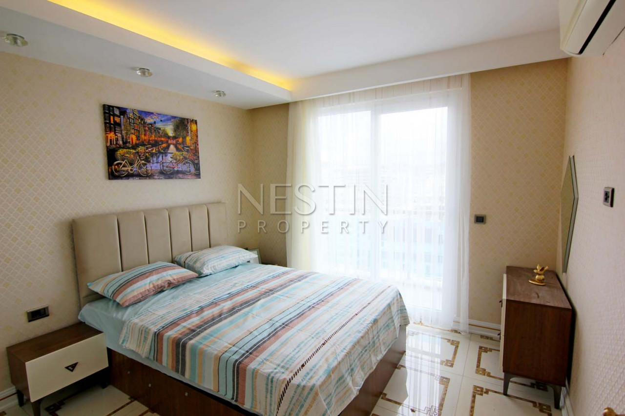 Пентхаус 3+1 в комплексе района Махмутлар с видом на горы фото 26