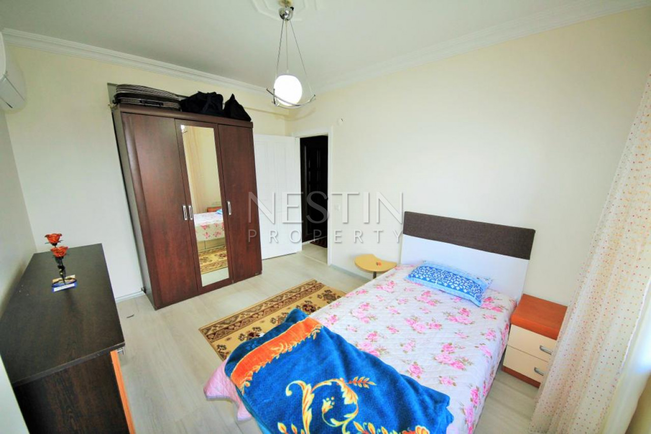 Светлая квартира 2+1 в районе Тосмур, в 300 м от Средиземного моря фото 12