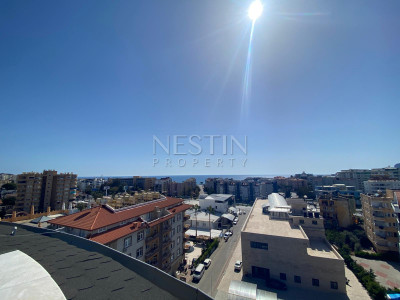 Квартира пентхаус 3+1 в районе Тосмур в 400 м от Средиземного моря фото 19