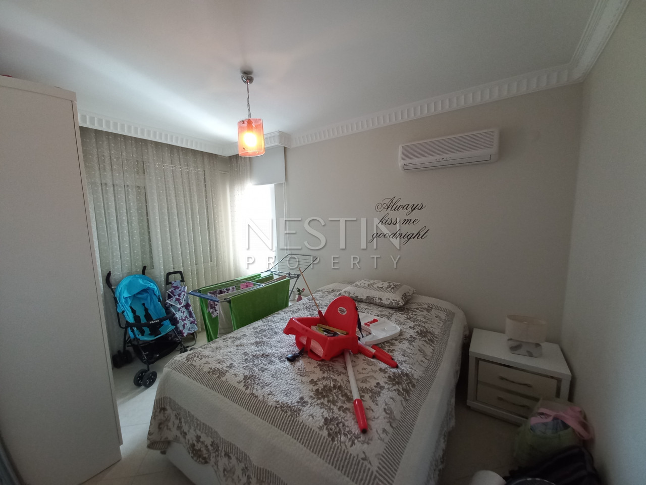 Квартира 2+1 в районе Джикджилли, с красивым видом на горы, море и крепость фото 11