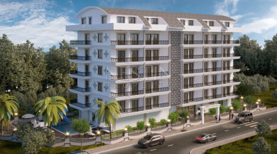 Новая квартира 1+1 в районе Махмутлар, в 600 м от Средиземного моря фото 1