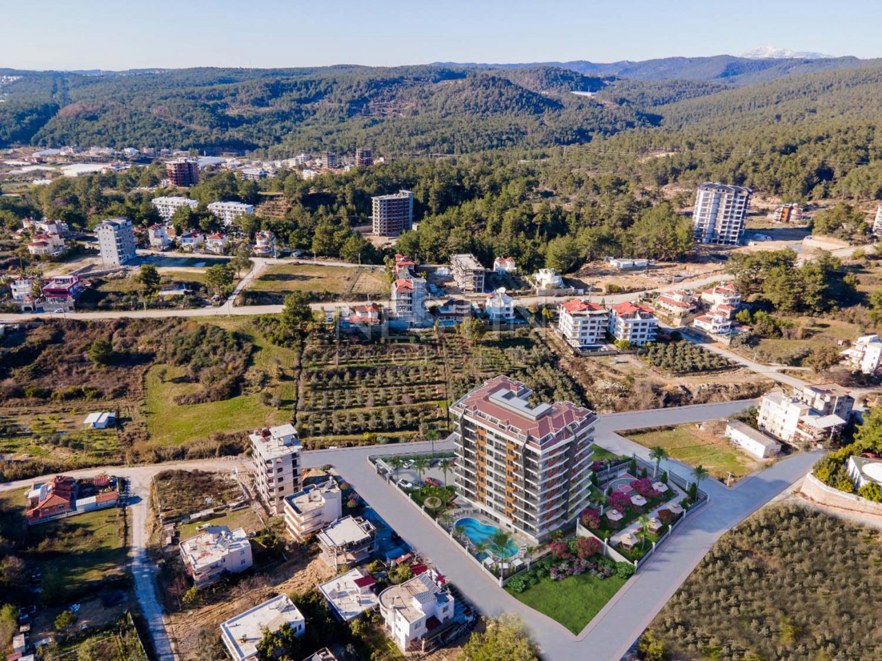 Новый жилой комплекс на этапе строительства в районе Авсаллар фото 18