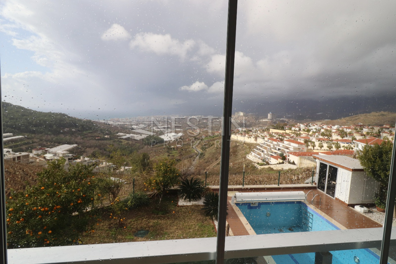 Просторная вилла 4+1 в районе Каргыджак с красивым видом на море и горы фото 24