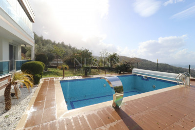 Просторная вилла 4+1 в районе Каргыджак с красивым видом на море и горы фото 51