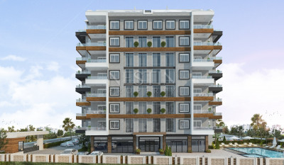 Квартира 1+1 в комплексе на этапе строительства в районе Авсаллар фото 5